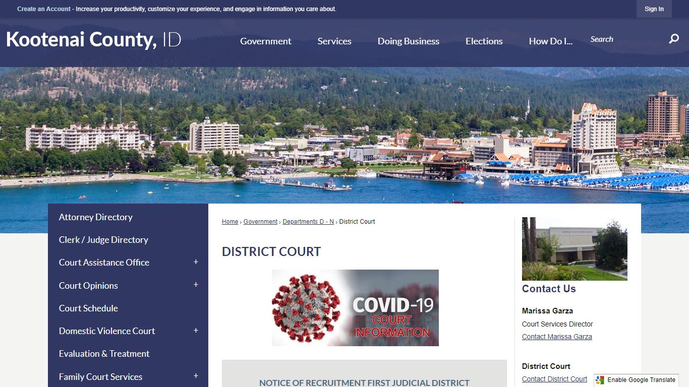 District Court | Kootenai County, ID